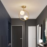 lampu langit-langit Nordic pintu masuk lorong koridor cahaya mewah ruang ganti modern kreatif