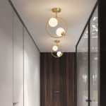 lampu langit-langit Nordic pintu masuk lorong koridor cahaya mewah ruang ganti modern kreatif