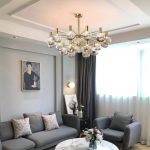 Lampu Gantung Tembaga Nordic Post-Modern Lampu Mewah Sederhana Net Merah Lampu Ruang Tamu Atmosfir Kacang Ajaib Kepribadian Restoran Lampu Kamar Tidur