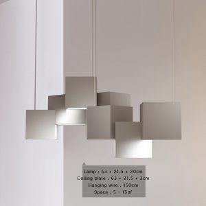 Lampu Gantung Putih Desainer Kepribadian Kreatif interior exterior
