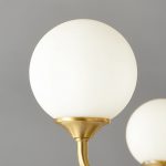 Lampu gantung ruang tamu Nordic modern minimalis kacang ajaib suasana rumah kamar tidur bersih restoran merah kreatif seluruh rumah paket lampu
