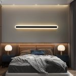 Lampu dinding garis lampu strip panjang lampu kamar tidur instalasi