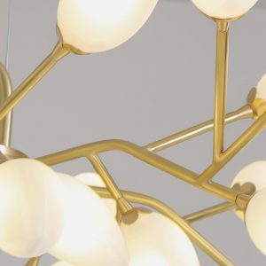 Lampu Gantung Nordic Tembaga LED Sederhana Desainer Kreatif