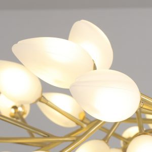 Lampu Gantung Nordic Tembaga LED Sederhana Desainer Kreatif