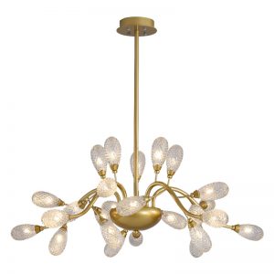 Lampu Gantung Mewah Nordic Minimalis Ruang Tamu Ruang Makan Kamar Tidur Model Buah Emas
