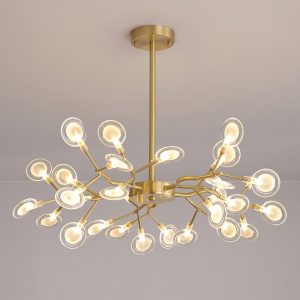 Lampu Gantung Nordic Kepribadian Kreatif Pohon Molekul Ruang Tamu Kamar Tidur Restoran