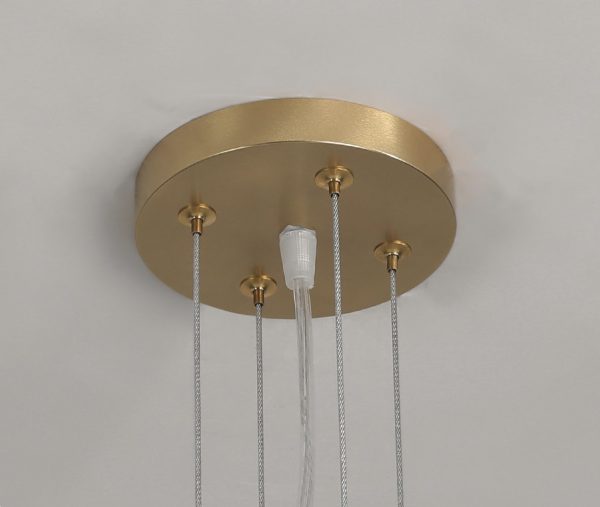 Lampu Gantung Ruang Tamu Kepribadian Seni Semua Lampu Tembaga Gaya Nordic Sederhana Kreatif Kamar Tidur Makan Lampu Kunang-kunang