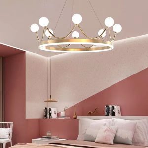 Lampu Gantung LED Kepribadian Kreatif Mahkota Cahaya Mewah Minimalis Ruang Tamu