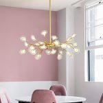 Lampu Gantung Nordic Kepribadian Kreatif Pohon Molekul Ruang Tamu Kamar Tidur Restoran