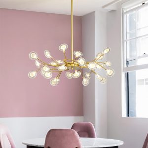 Lampu Gantung Nordic Kepribadian Kreatif Pohon Molekul Ruang Tamu Kamar Tidur Restoran