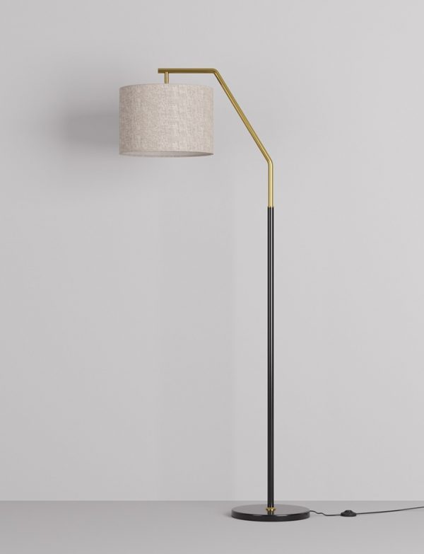 Lampu lantai ruang tamu American light luxury ins style modern minimalis Nordic bedroom net red vertical table lamp