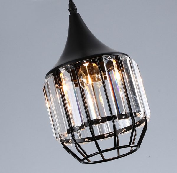 Lampu gantung kristal restoran minimalis Nordik