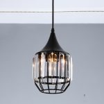 Lampu gantung kristal restoran minimalis Nordik