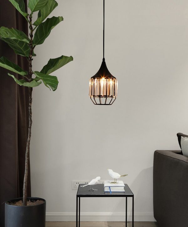 Lampu gantung kristal restoran minimalis Nordik