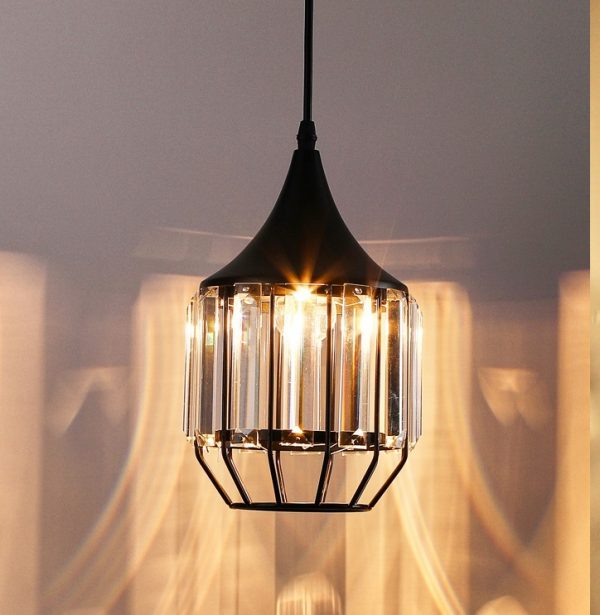 Lampu gantung kristal restoran minimalis Nordik