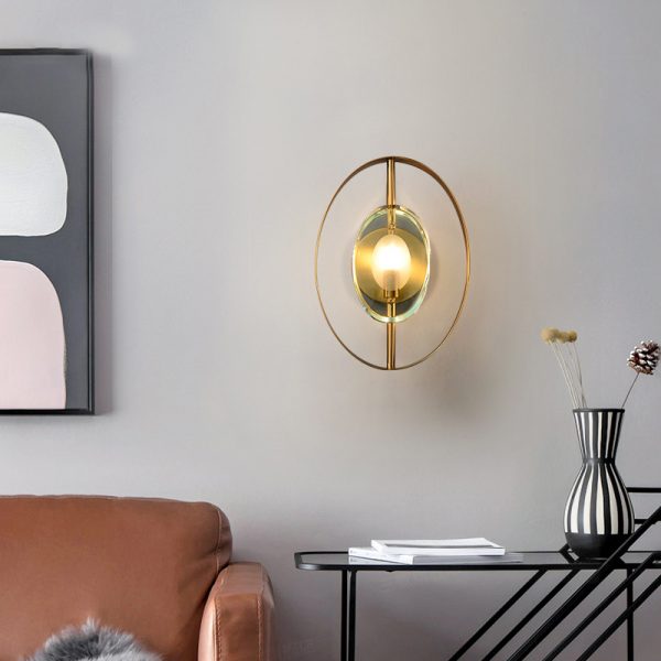 Lampu Dinding Mewah Nordic Kepribadian Kreatif Desainer Ruang Tamu