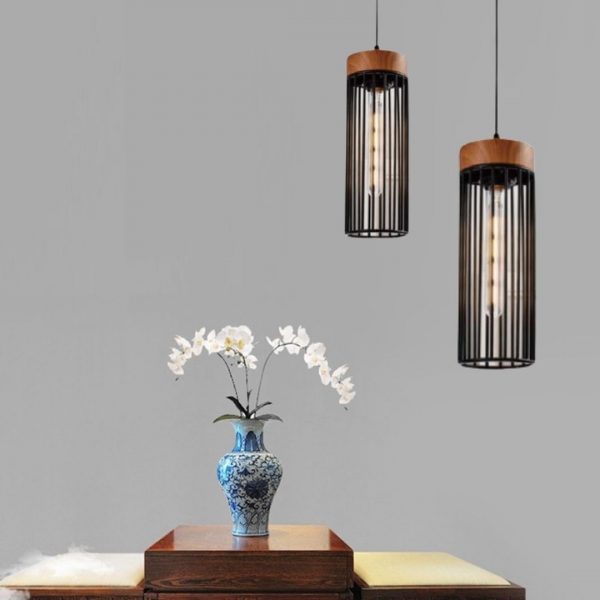 Lampu gantung Nordic restoran gaya industri bar cafe kepribadian