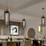 Lampu gantung Nordic restoran gaya industri bar cafe kepribadian