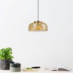 Nordic Minimalis Desainer Retro Gaya Industri Loteng Restoran Ruang Tamu Bar Samping Tempat Tidur Jaring Besi Kaca Lampu Gantung