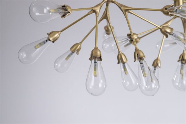 Nordic Lampu Gantung Desainer Ruang Tamu Ruang Makan Lampu Model Kamar Kamar Tidur Belajar Kreatif Cabang Seni Molekul Lampu