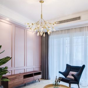 Lampu Gantung Kreatif Cabang Seni Molekul Desainer