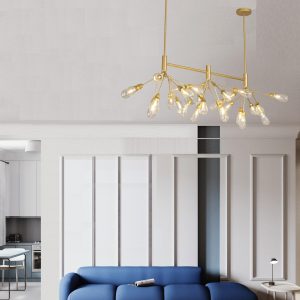 Lampu Gantung Sederhana Nordic Luxury Modern Lighting Glass Ball