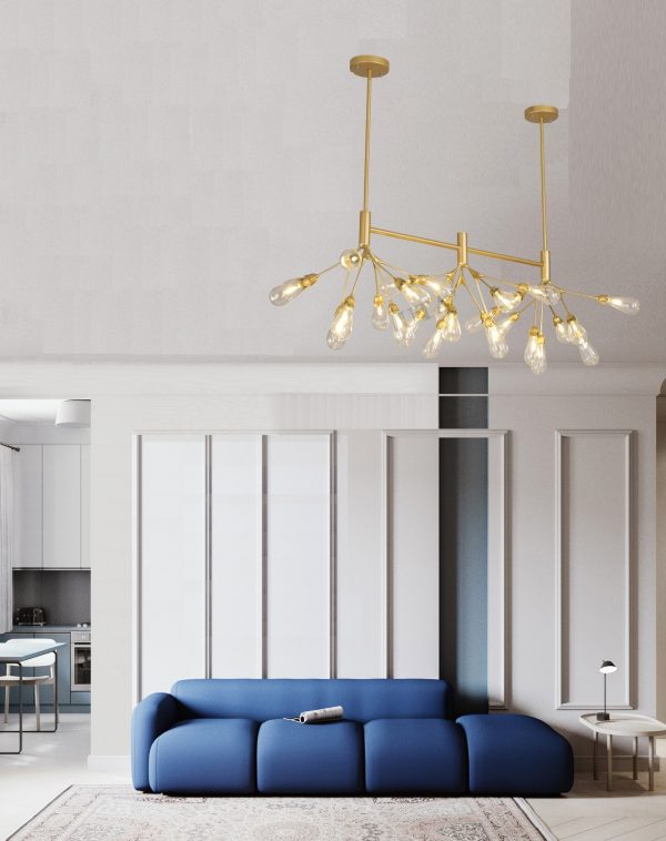 Lampu Gantung Sederhana Nordic Luxury Modern Lighting Glass Ball