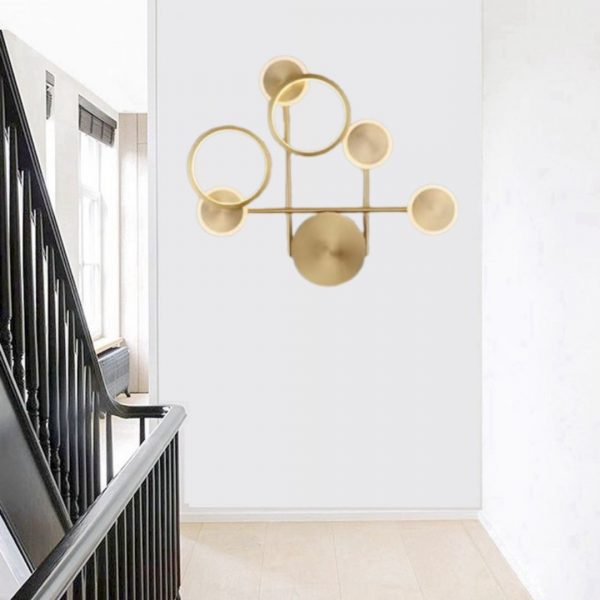 Lampu Dinding Nordic Modern Lorong Ruang Tamu Latar Belakang