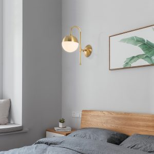 Lampu dinding kreatif minimalis kamar tidur belajar desainer