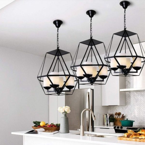 Lampu Gantung Kreatif Minimalis Ruang Makan Cafe Shop Gaya Industri Bar