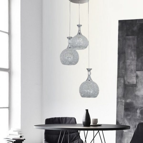 Lampu gantung tiga kepala modern minimalis Ruang makan