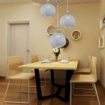 Lampu Gantung tiga kepala modern minimalis kepribadian ruang makan