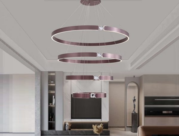 Lampu Gantung Bangunan Duplex Ruang Ring Ring Loft Tangga