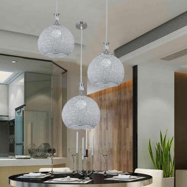 Lampu Gantung tiga kepala modern minimalis kepribadian ruang makan