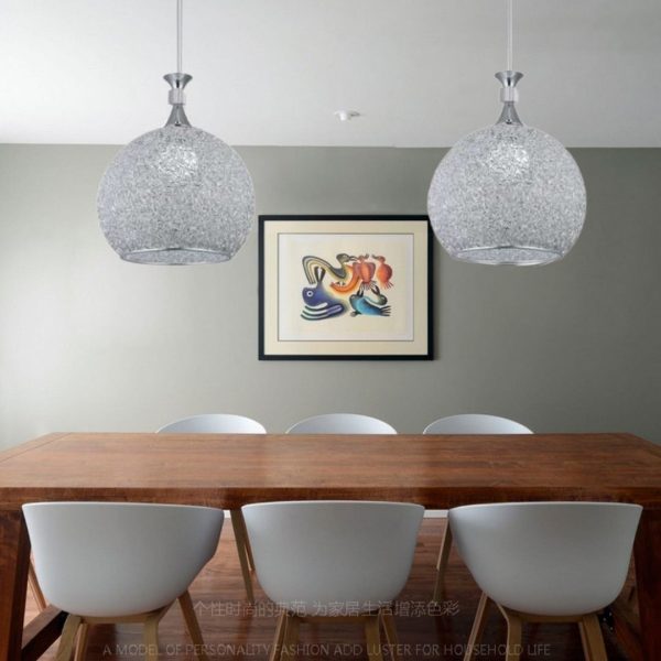 Lampu Gantung tiga kepala modern minimalis kepribadian ruang makan