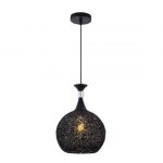Lampu gantung warna hitam kreatif Nordic minimalis ruang makan