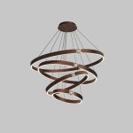 Lampu Gantung Bangunan Duplex Ruang Ring Ring Loft Tangga