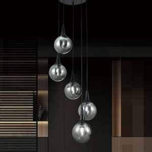 Lampu Gantung panjang Kepribadian villa duplex ruang tamu