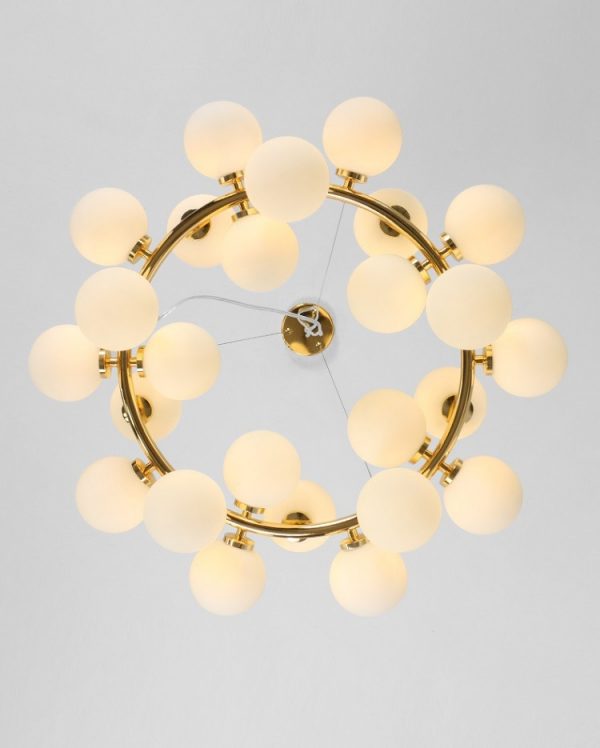Lampu Gantung Bubble ball magic bean chandelier molekul kaca