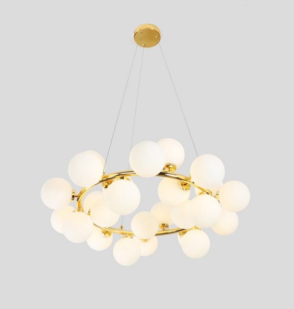 Lampu Gantung Bubble ball magic bean chandelier molekul kaca