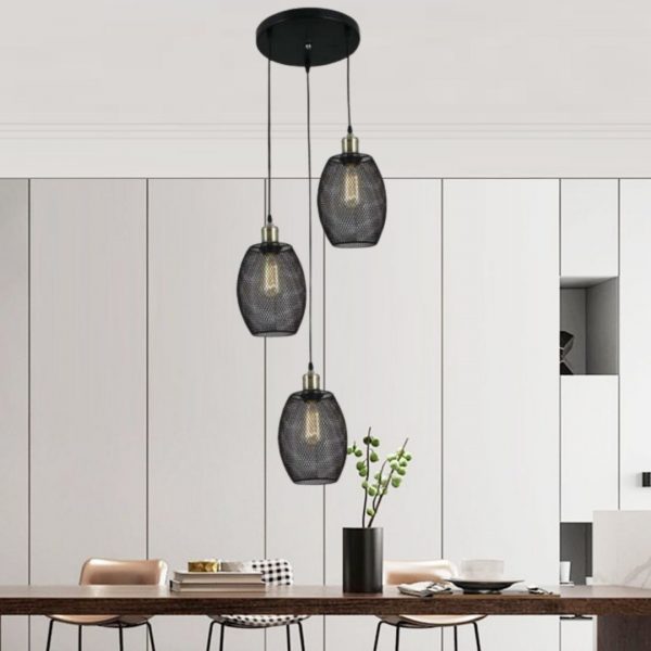 Lampu Gantung besi sederhana modern kreatif restoran bar cafe