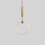 Lampu Gantung Bola Seni Kreatif Anting-Anting Kepala Tunggal