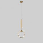 Lampu Gantung cincin kreatif Kamar tidur minimalis modern pencahayaan