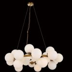 Lampu Gantung Bubble ball magic bean chandelier molekul kaca