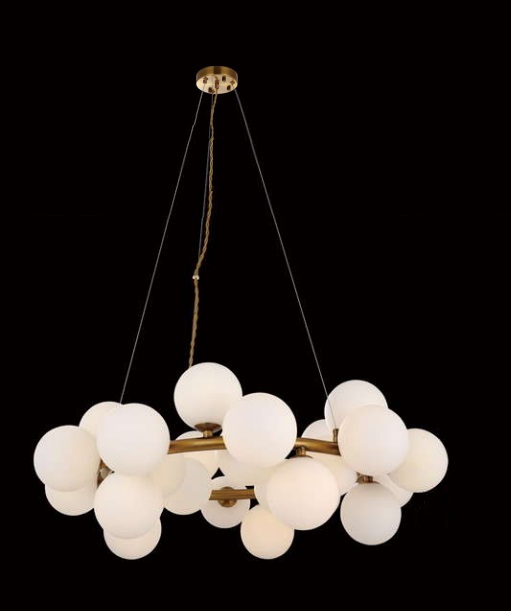 Lampu Gantung Bubble ball magic bean chandelier molekul kaca