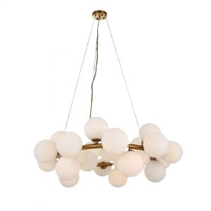 Lampu Gantung Bubble ball magic bean chandelier molekul kaca