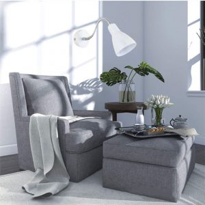 Lampu dinding tahan karat restoran taman modern gaya industri