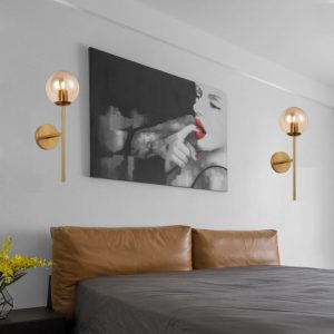 Lampu Dinding Ruang Tamu Nordic Kepribadian Kreatif Kamar Tidur