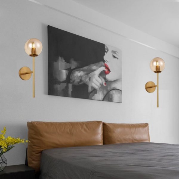 Lampu Dinding Ruang Tamu Nordic Kepribadian Kreatif Kamar Tidur