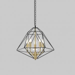 Lampu Gantung Led Modern Hitam Ruang Makan Liontin Vintage